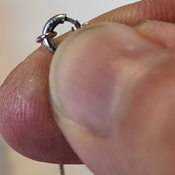 NWOT CZ Necklace and leverback drop earrings - Picture 10 of 12